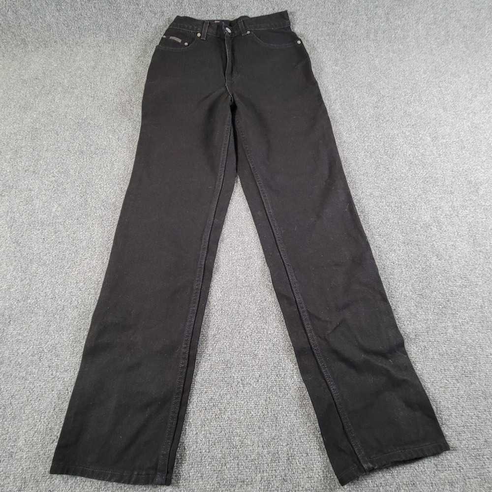 Calvin Klein Womens Jeans (10 Label) Missy Straight Leg‎ Black 5 Pocket NWOT